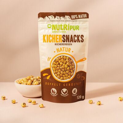 Pois chiches doublement rôtis NutriPur (sans sel) 120 g