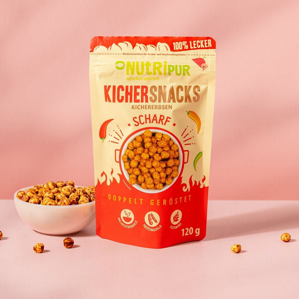 NutriPur Ceci Arrostiti Caldi 120g