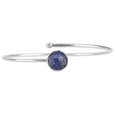 Silver bracelet Lapis lazuli