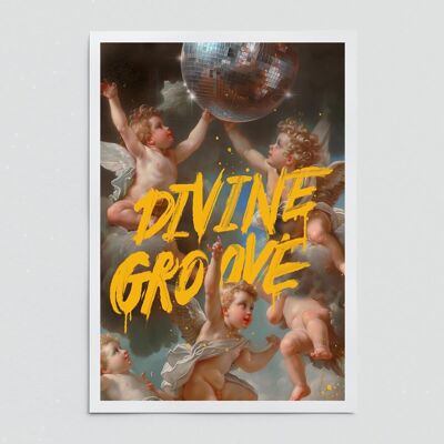 Stampa artistica con scanalatura divina