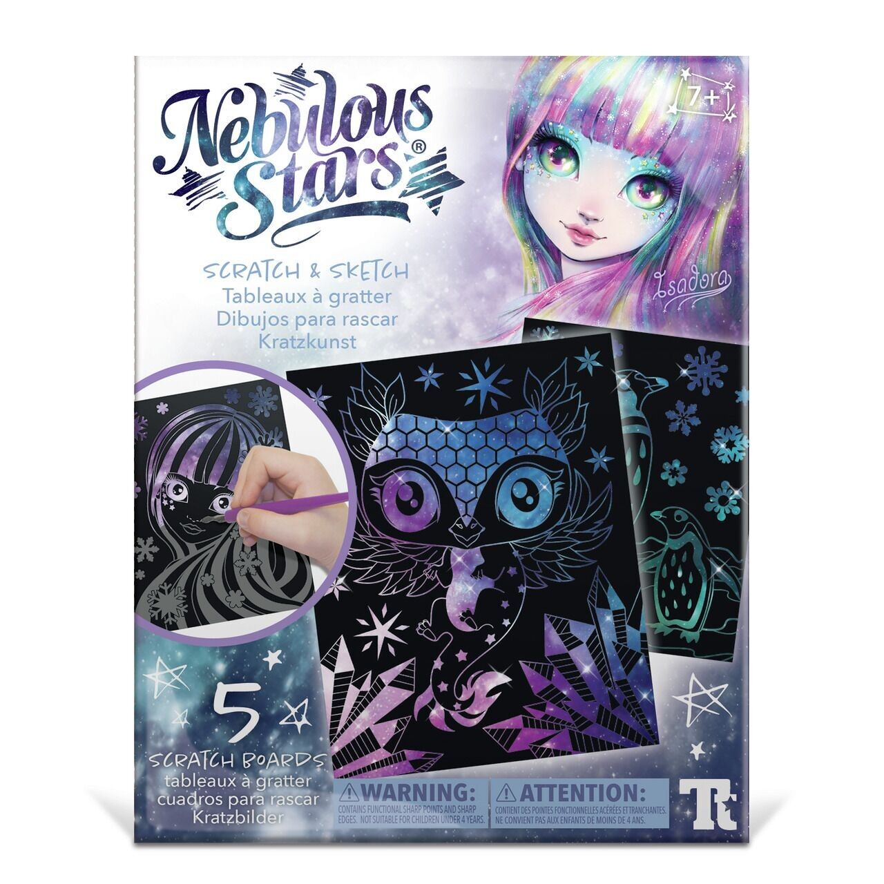 Scratchboards - Nebulous stars