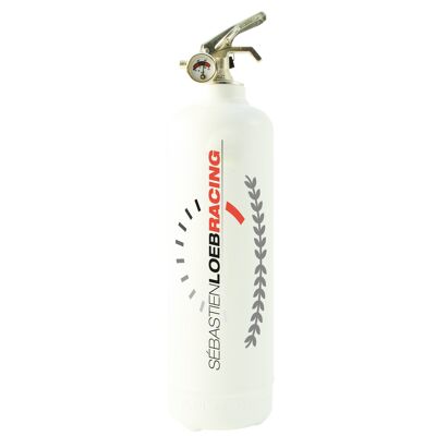 Sports design fire extinguisher - Sébastien Loeb Racing Laurier-grey white