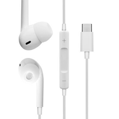 Auriculares usb tipo c stereo