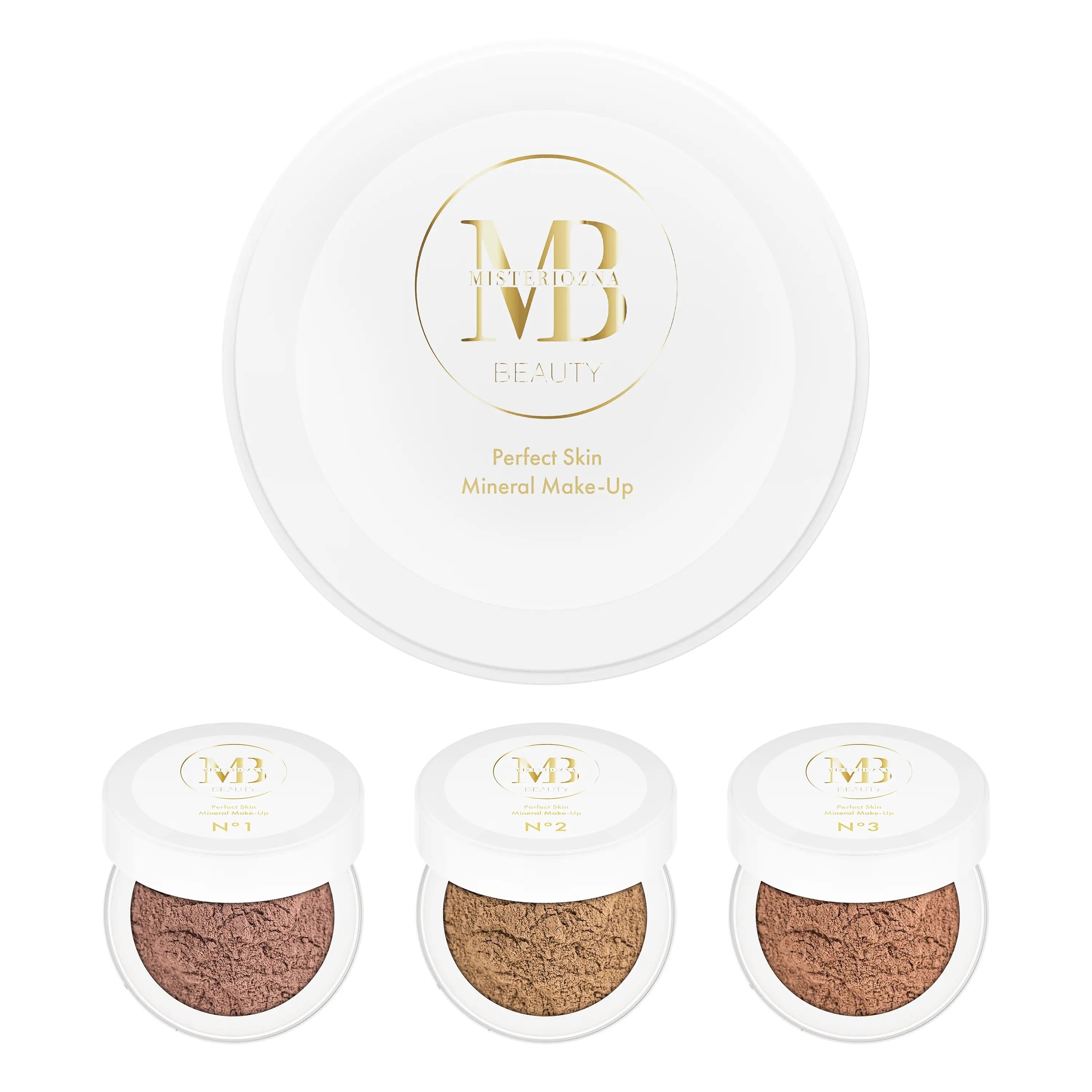 Trucco in polvere minerale per una pelle perfetta