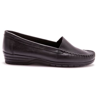 Mocasín ancho ancho plataforma lisa (1004734_0026)