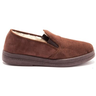 Slip-on ancho ancho mixto piel (1005395_0024)