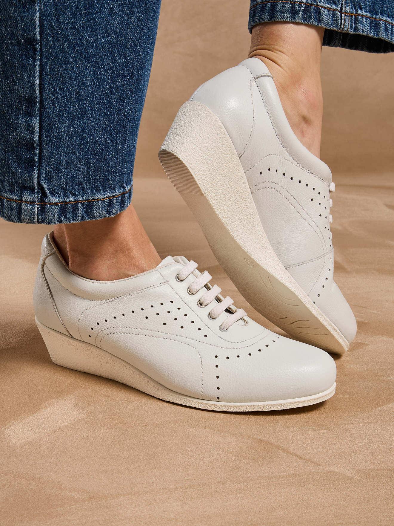Leather lace-up derby shoes for women (2002998_0035)