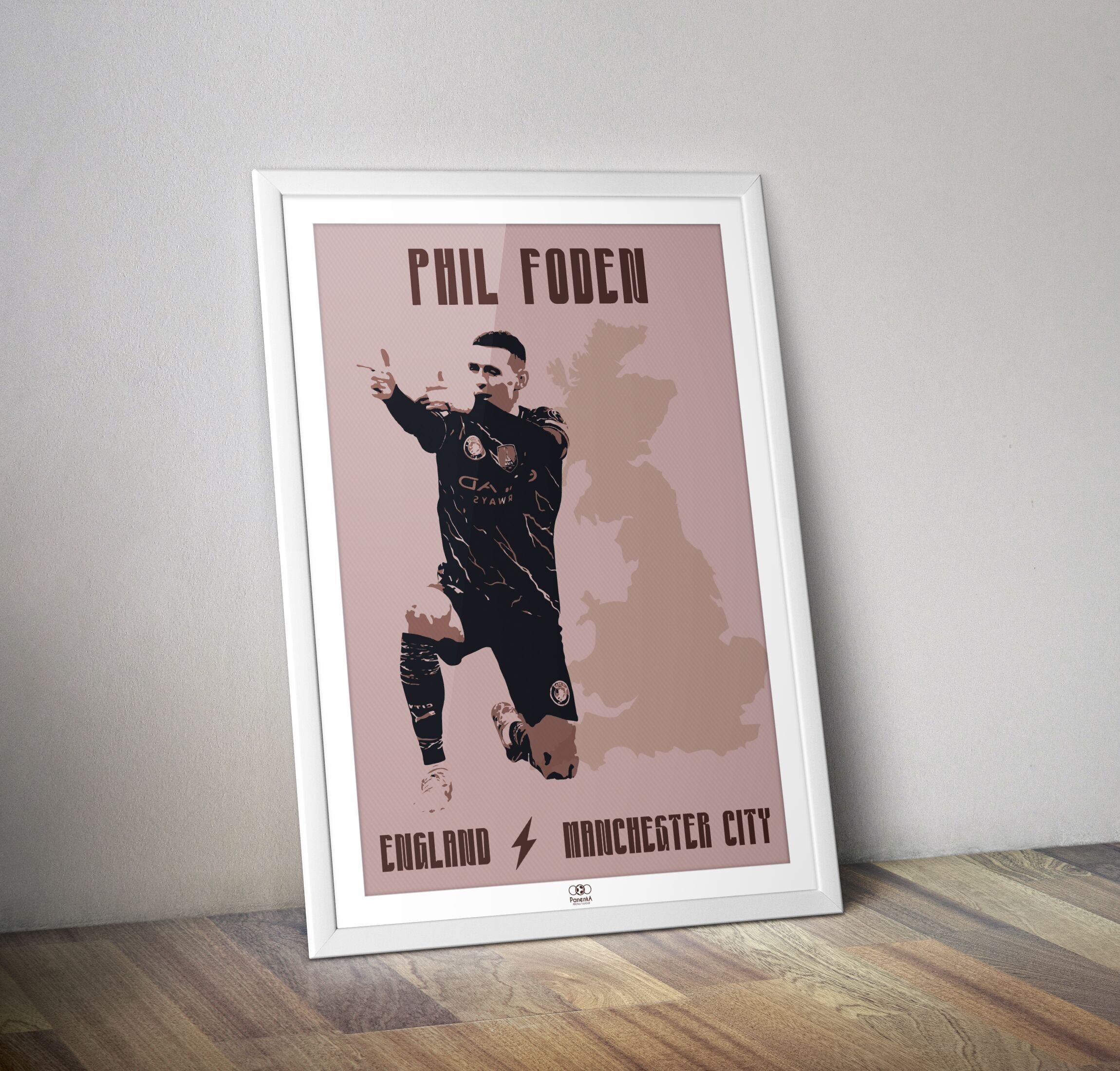 Phil Foden Poster Manchester United I Fußballspieler-Poster