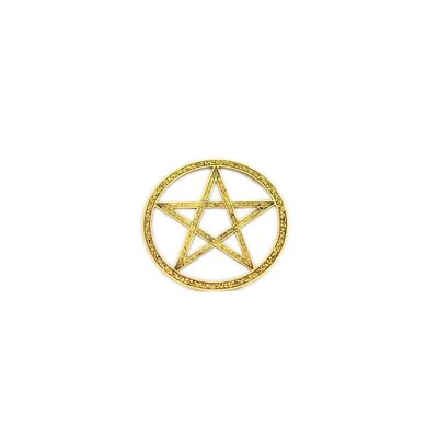 Pentagramma in ottone 15cm