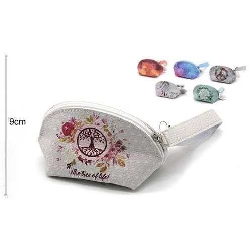 Portafoglio Ovale Albero della Vita 15x9x8cm