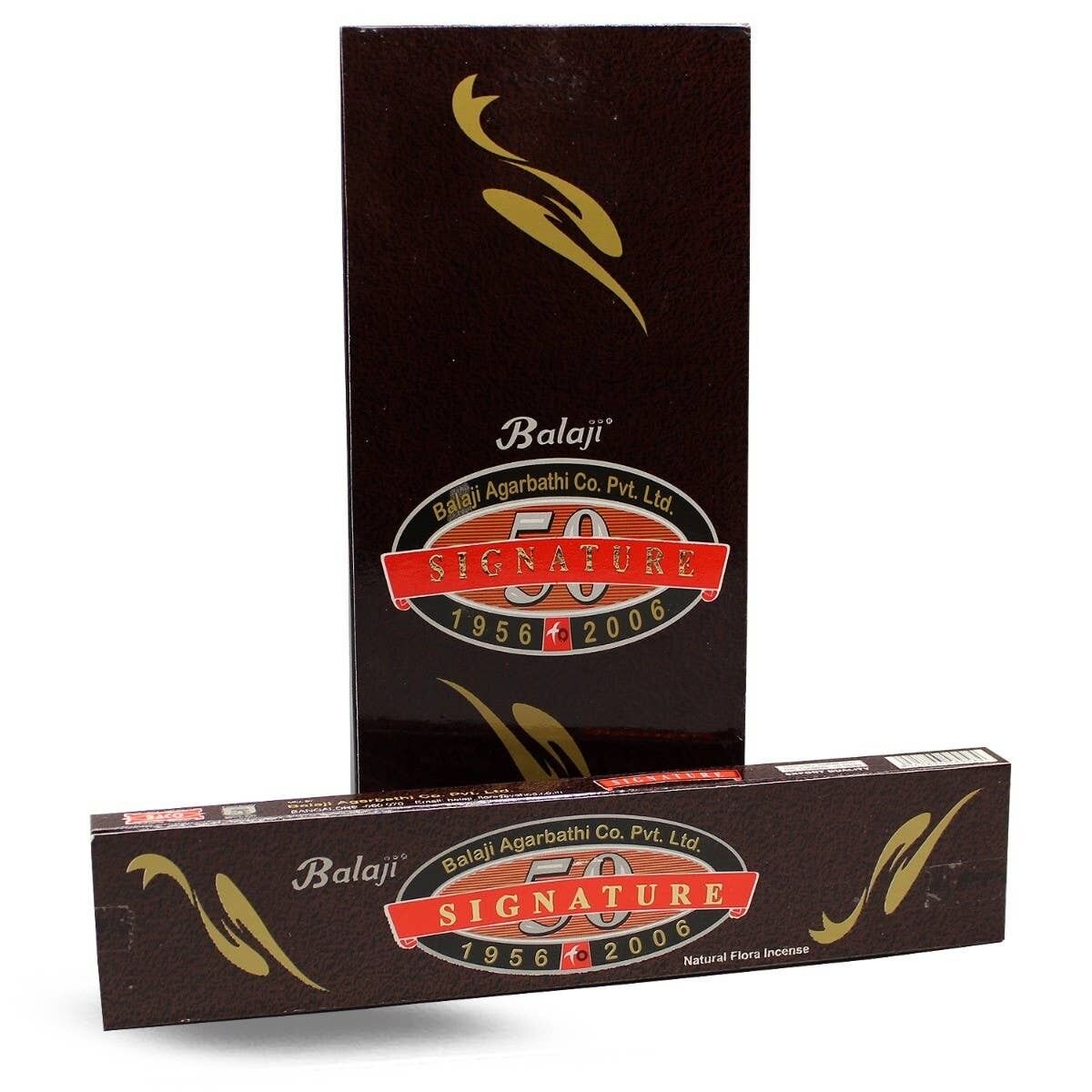 Balaji Signature Natural Flora Incienso 15 varillas x 12 paquetes