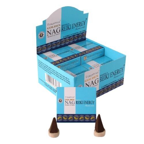 Conos de energía Reiki de Golden Nag