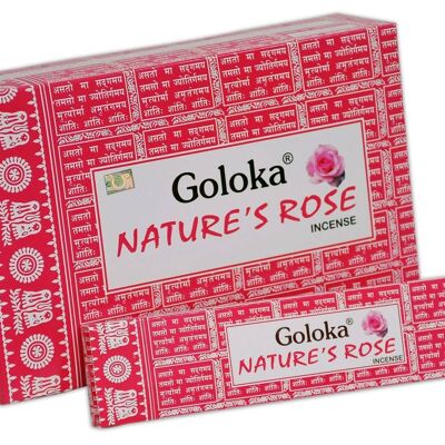 Goloka Nature's Rose Incense 15 Grams