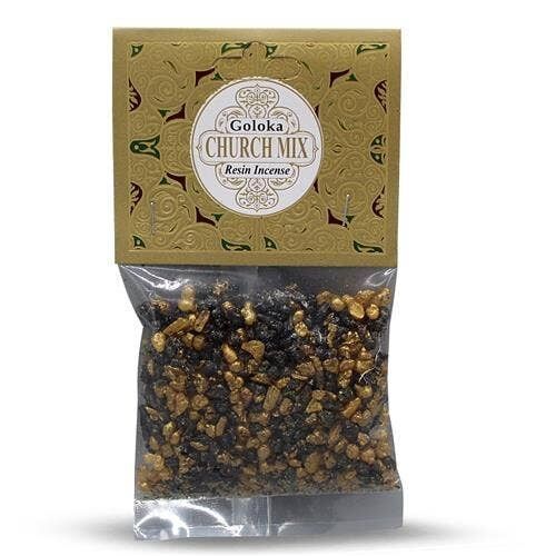 Goloka Resin Incense Church Mix - 30 grammi 12 confezioni