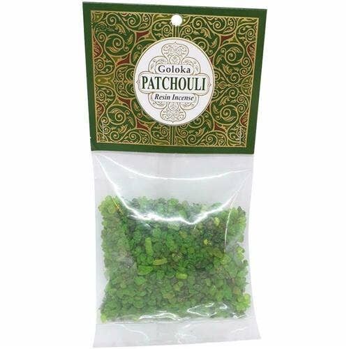 Goloka Weihrauchharz Patchouli - 30 Gramm 12 Packungen