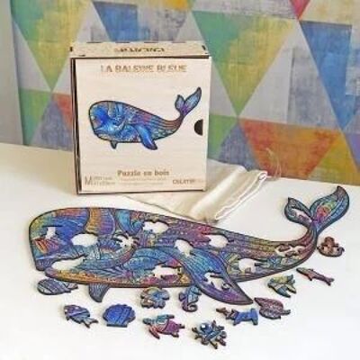 Rompecabezas creativo - La ballena azul