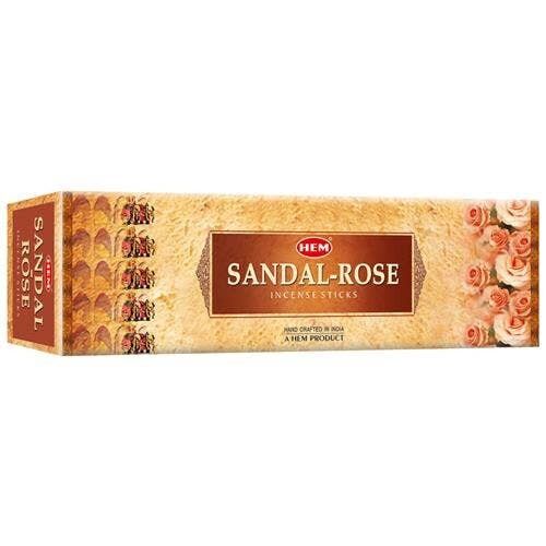 Hem Sandal Rose Carré (25 x 8 Bâtonnets)