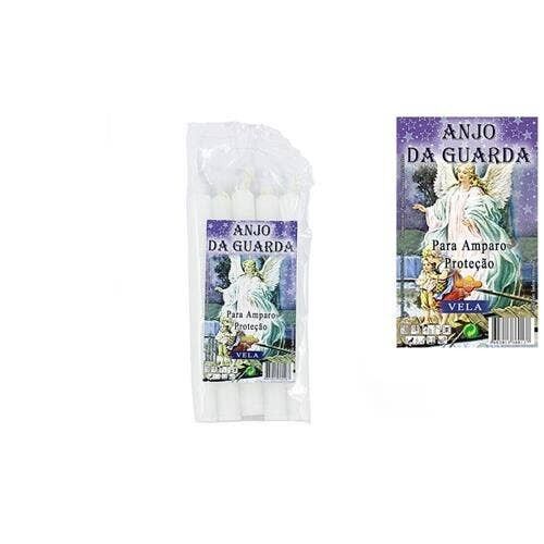 Bougie rituelle Ange de la Guarda 1,5x15cm (5 bougies)