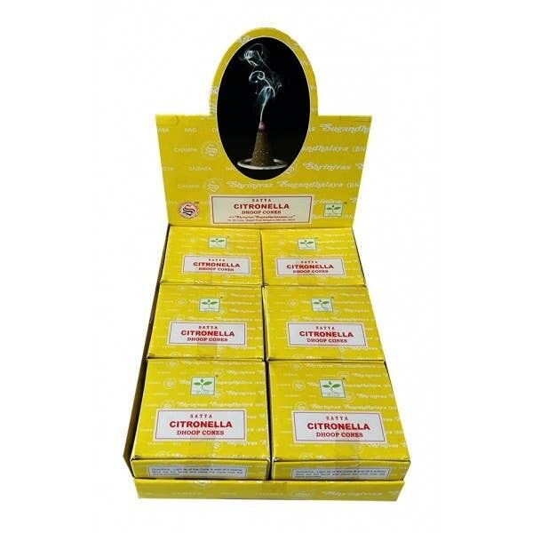Cône Dhoop parfumé à la citronnelle Satya