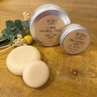 Crema Natural Sólida - Manos/Cuerpo