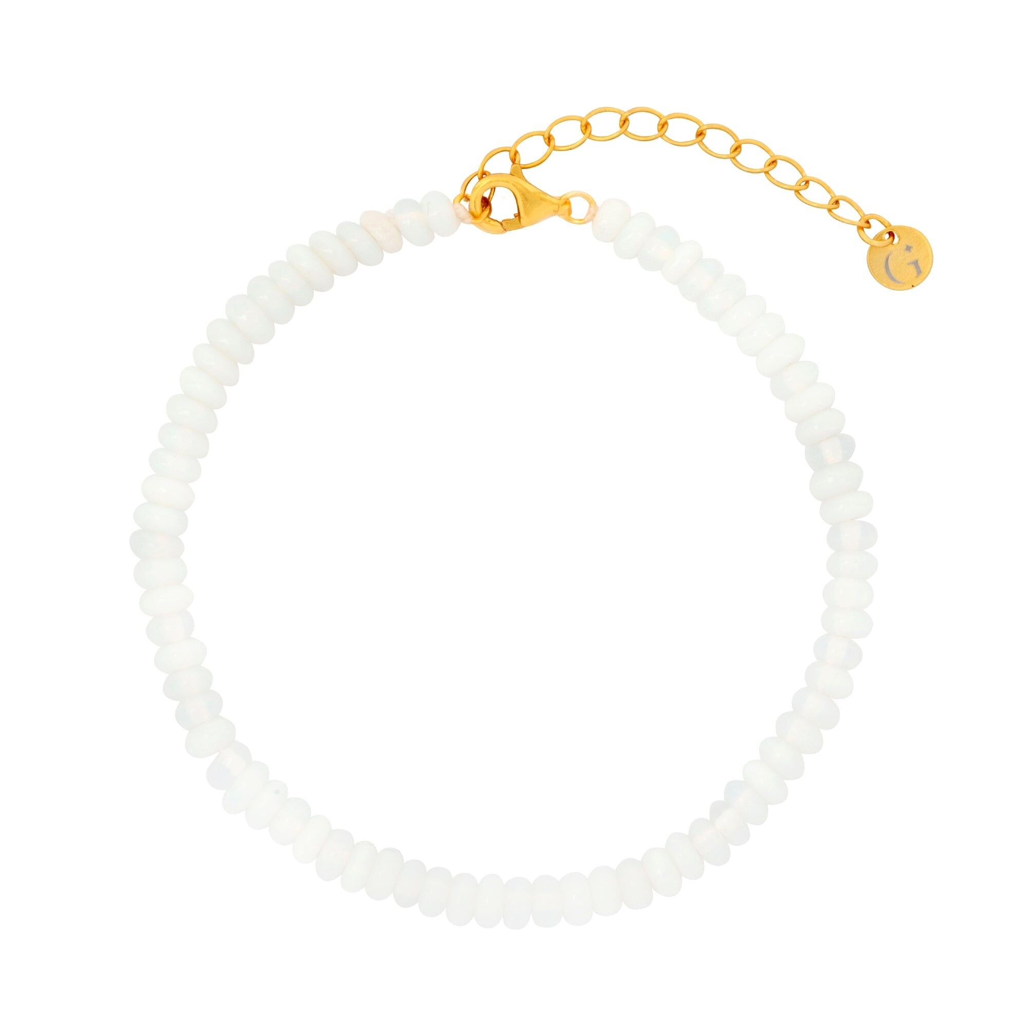 Moonstone Beaded Bracelet