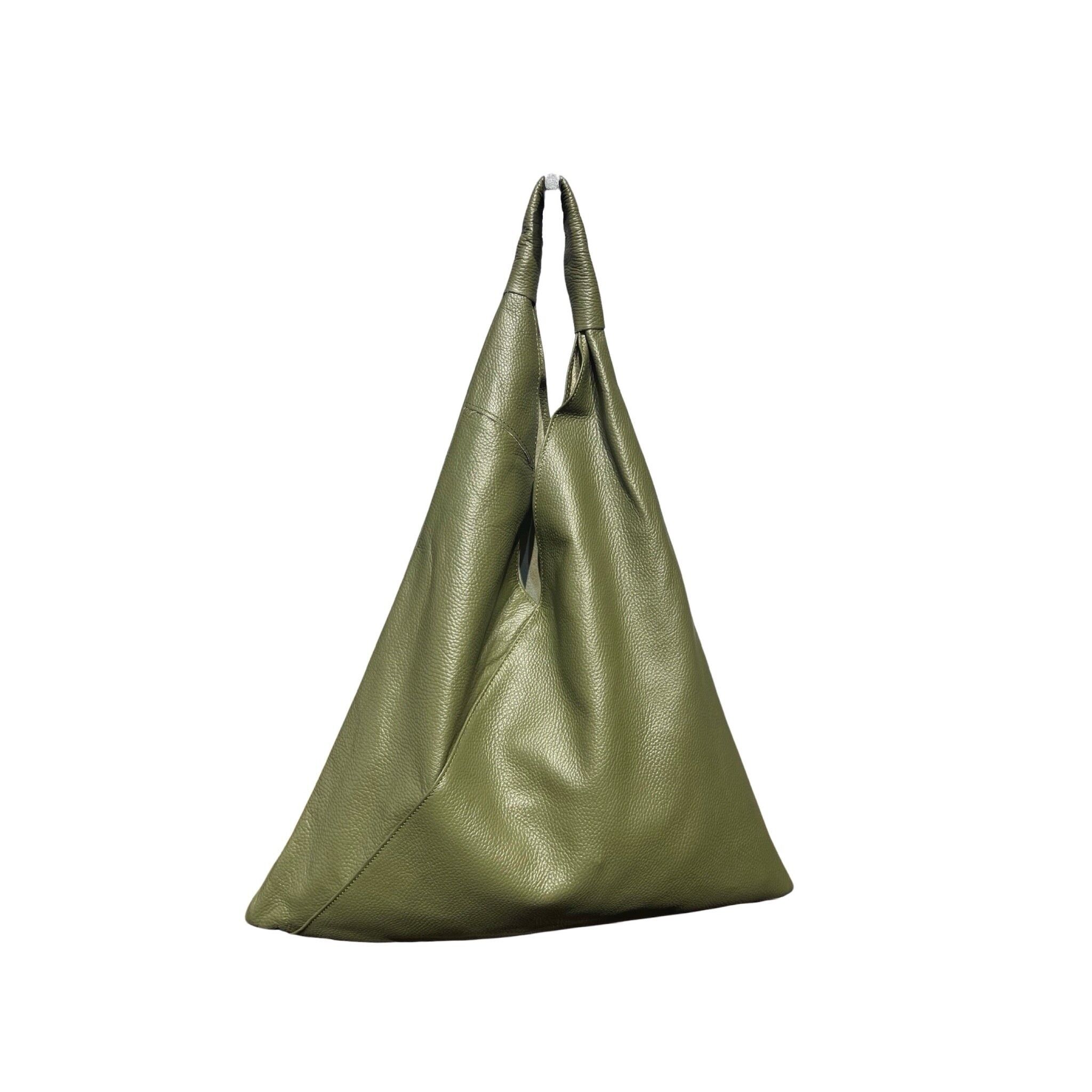 BORSA NOMADE G IN PELLE GRANATA