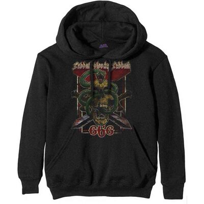 Felpa con cappuccio Black Sabbath - Bloody Sabbath 666