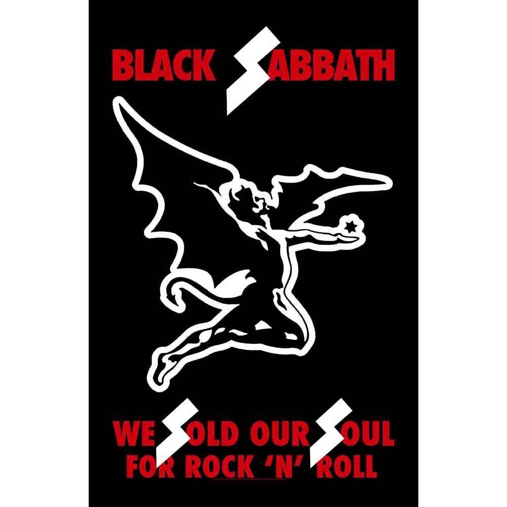 Black Sabbath Poster Textil - Wir haben unsere Seelen verkauft