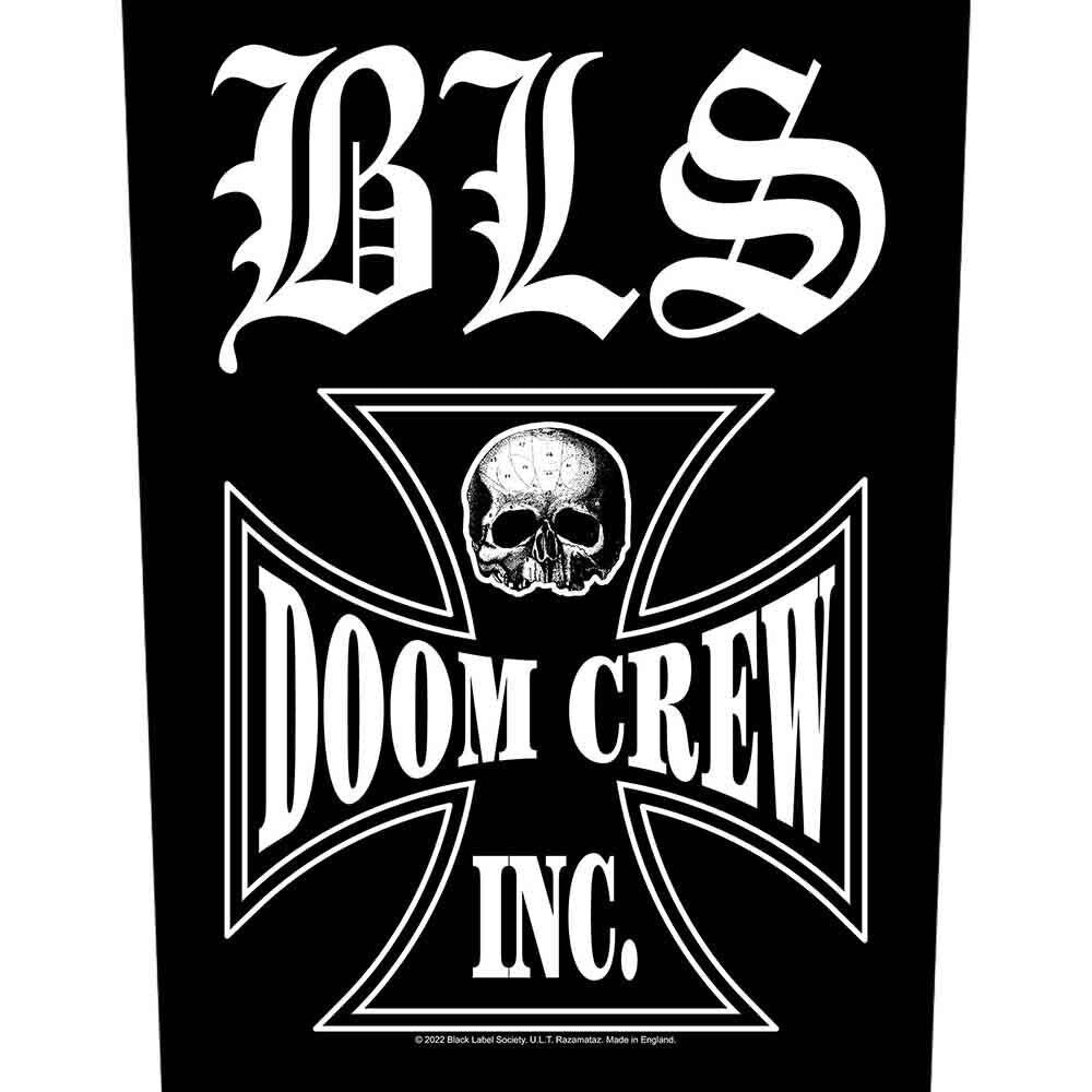 Parches tejidos para coser de Black Label Society - Doom Crew