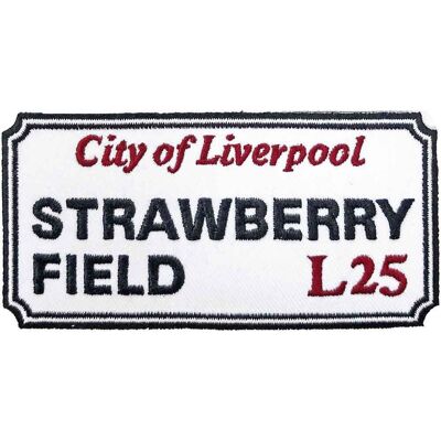 Patchs Rock Off - Thermocollants - Panneau Strawberry Field Liverpool