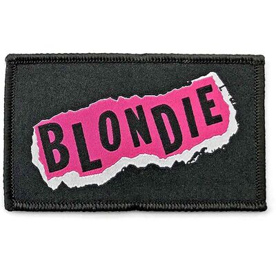 Parches termoadhesivos de Blondie - Logotipo punk