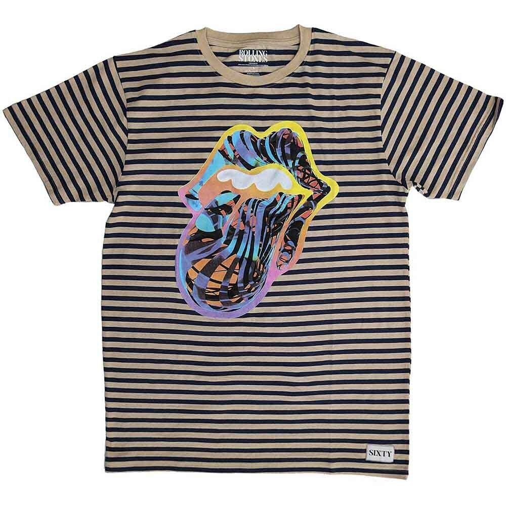Maglietta Rolling Stones - Cyberdelic Striped