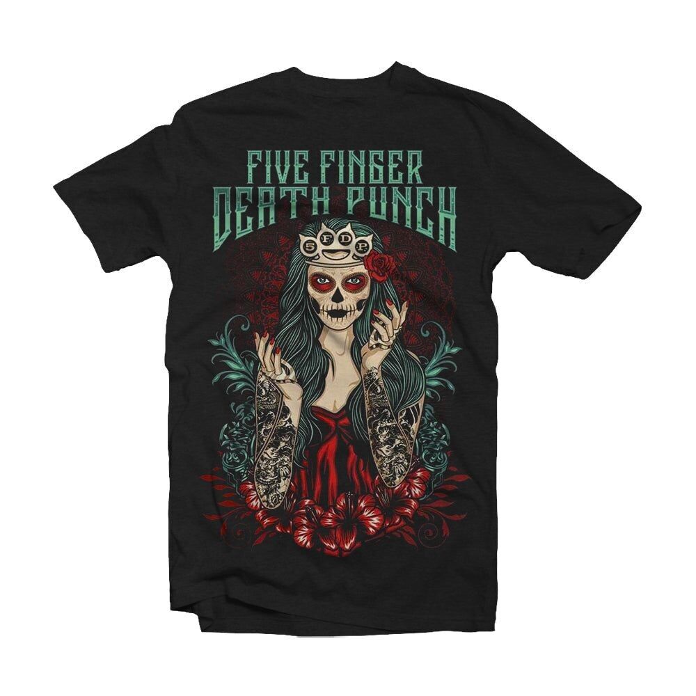 Maglietta Five Finger Death Punch - Lady Muerta