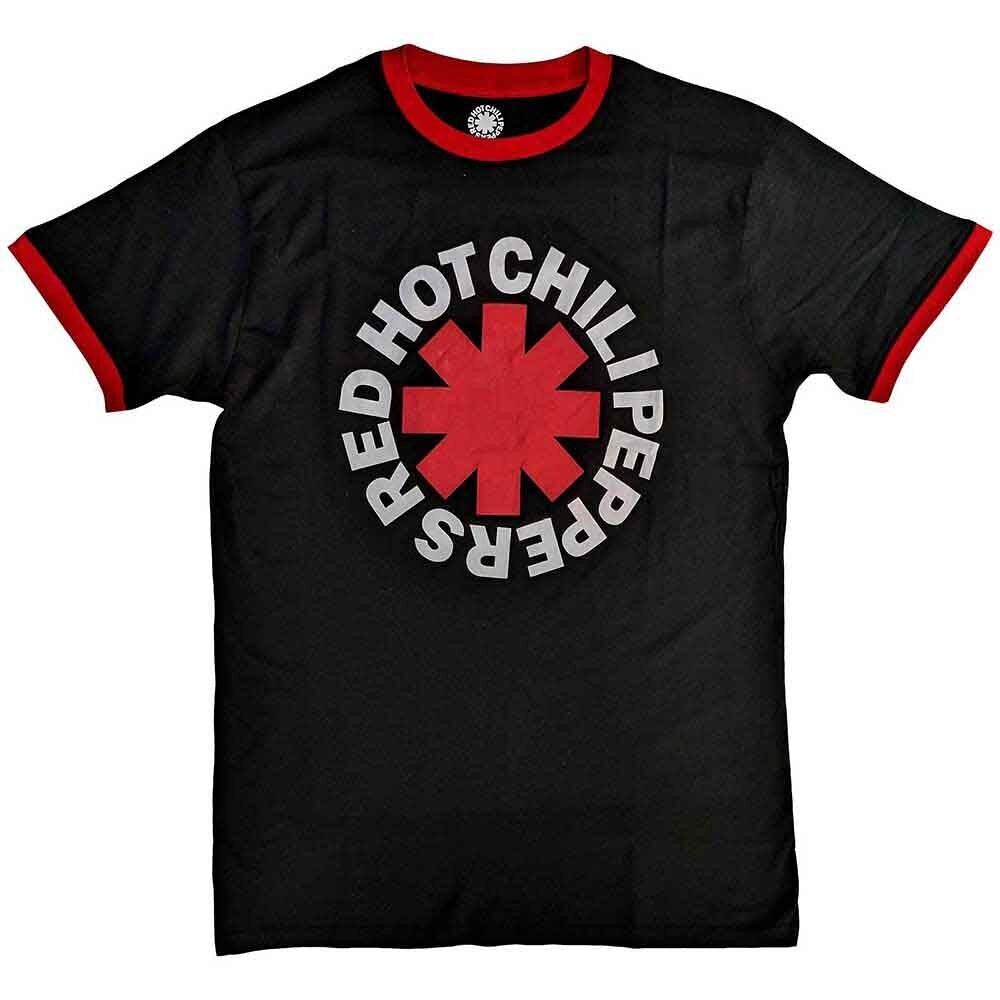 Red Hot Chili Peppers T Shirt - Classic Asterisk Ringer