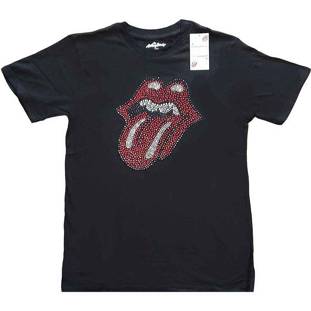 Maglietta Rolling Stones - Strass sulla lingua classica