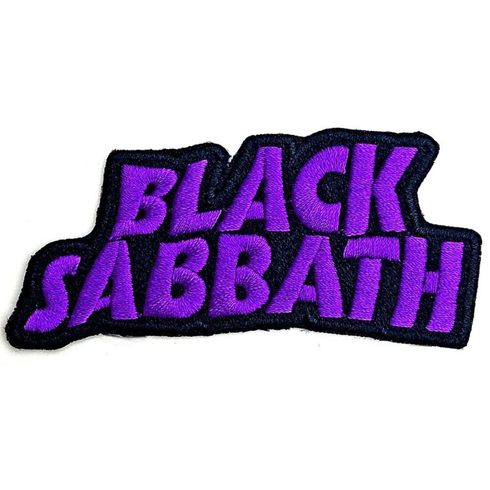Toppa Black Sabbath - Toppa intrecciata con logo ondulato ritagliato