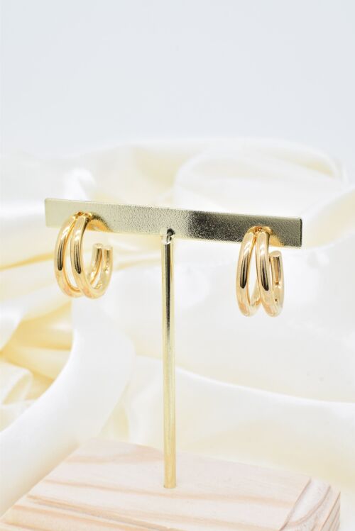Boucles d'oreilles en acier inoxydable - BO100251