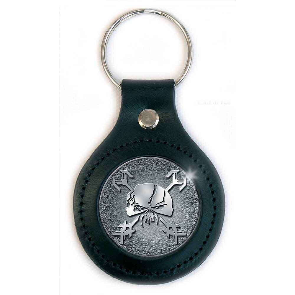 Iron Maiden Leather Keychains - Final Frontier Icon Leather