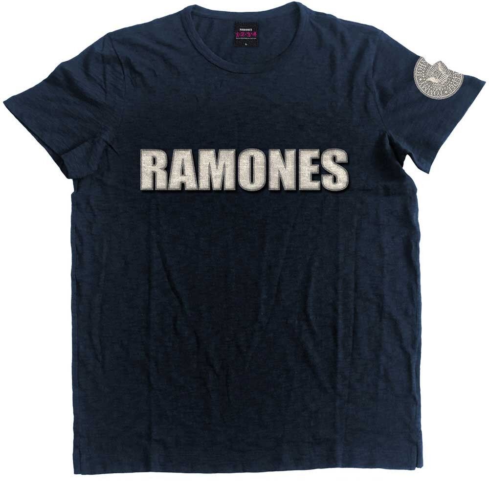 Ramones T Shirt - Logo & Sigillo App Slub