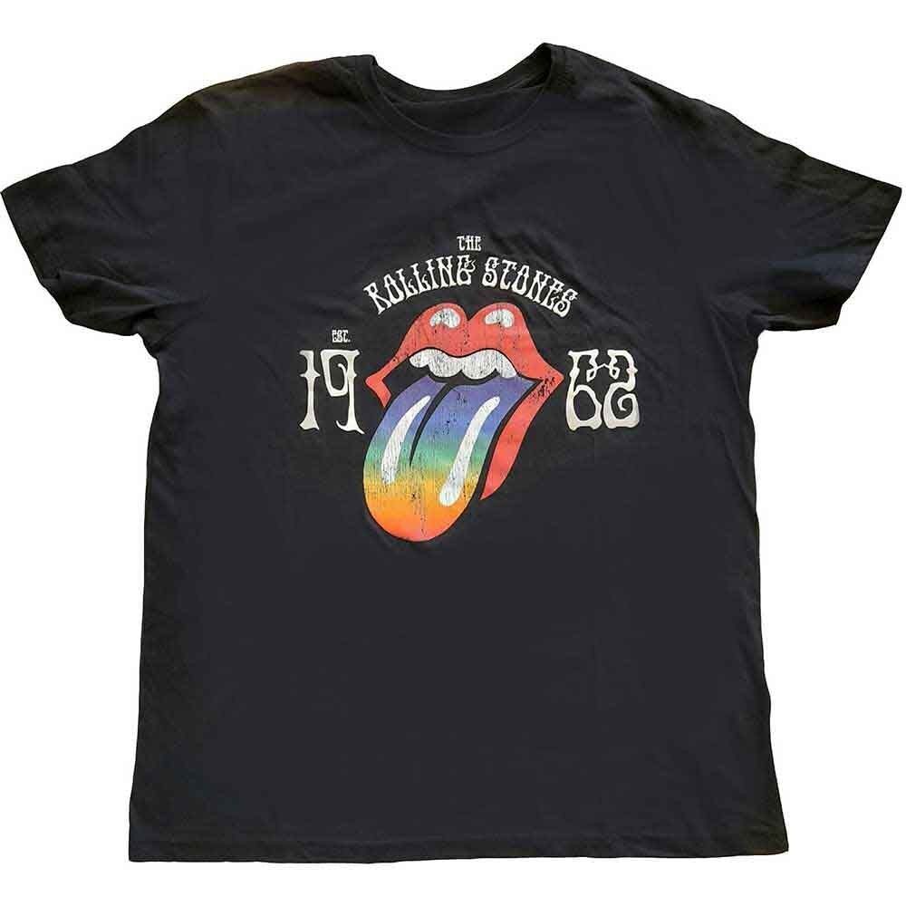 Maglietta Rolling Stones - 60 Rainbow Tongue '62