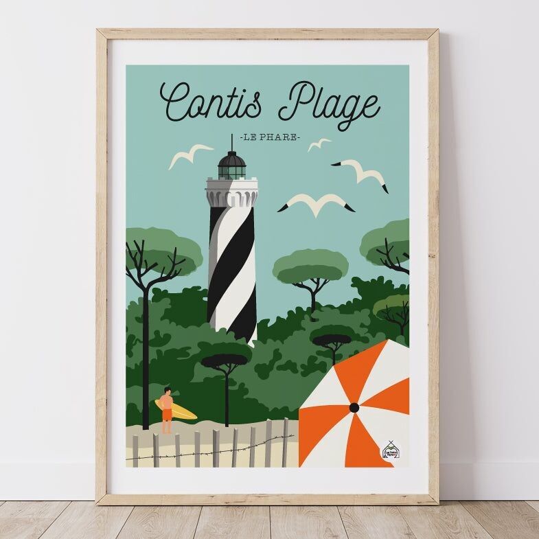 Poster CONTIS PLAGE – Der Leuchtturm