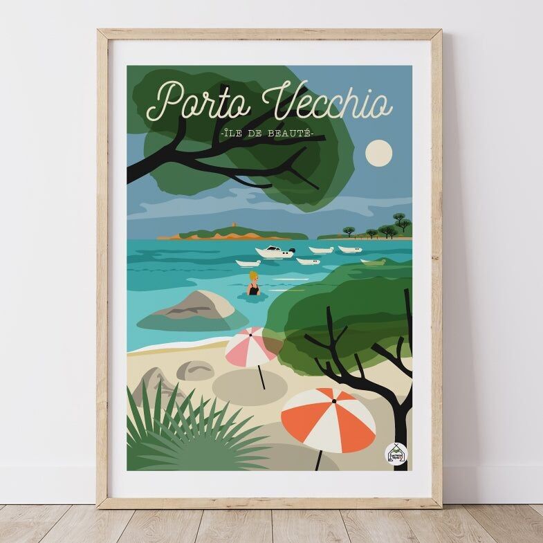 KORSIKA Poster - PORTO VECCHIO