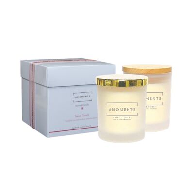 Sweet touch scented candle 70 ml golden lid