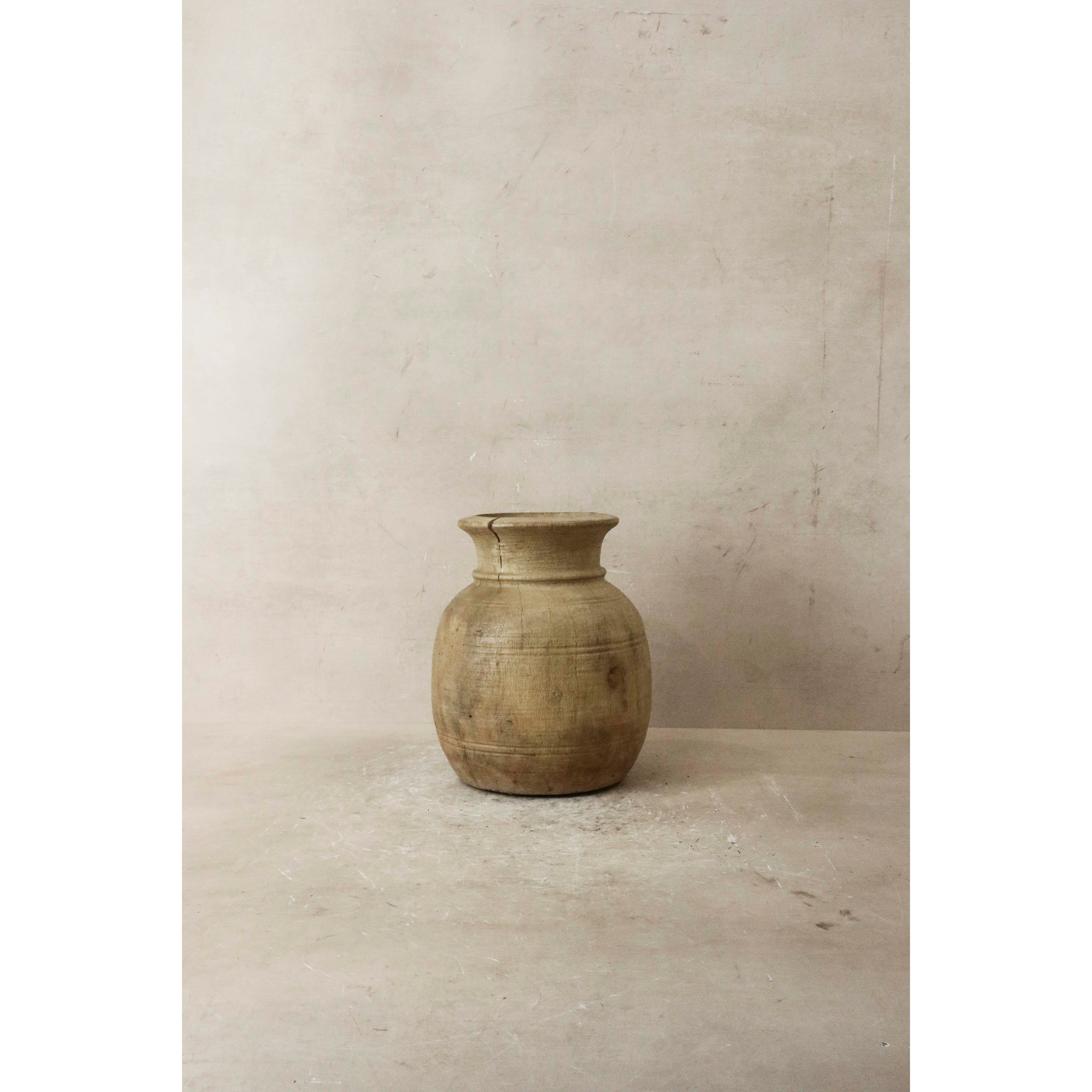 Jarrón vintage de teca - 54.9