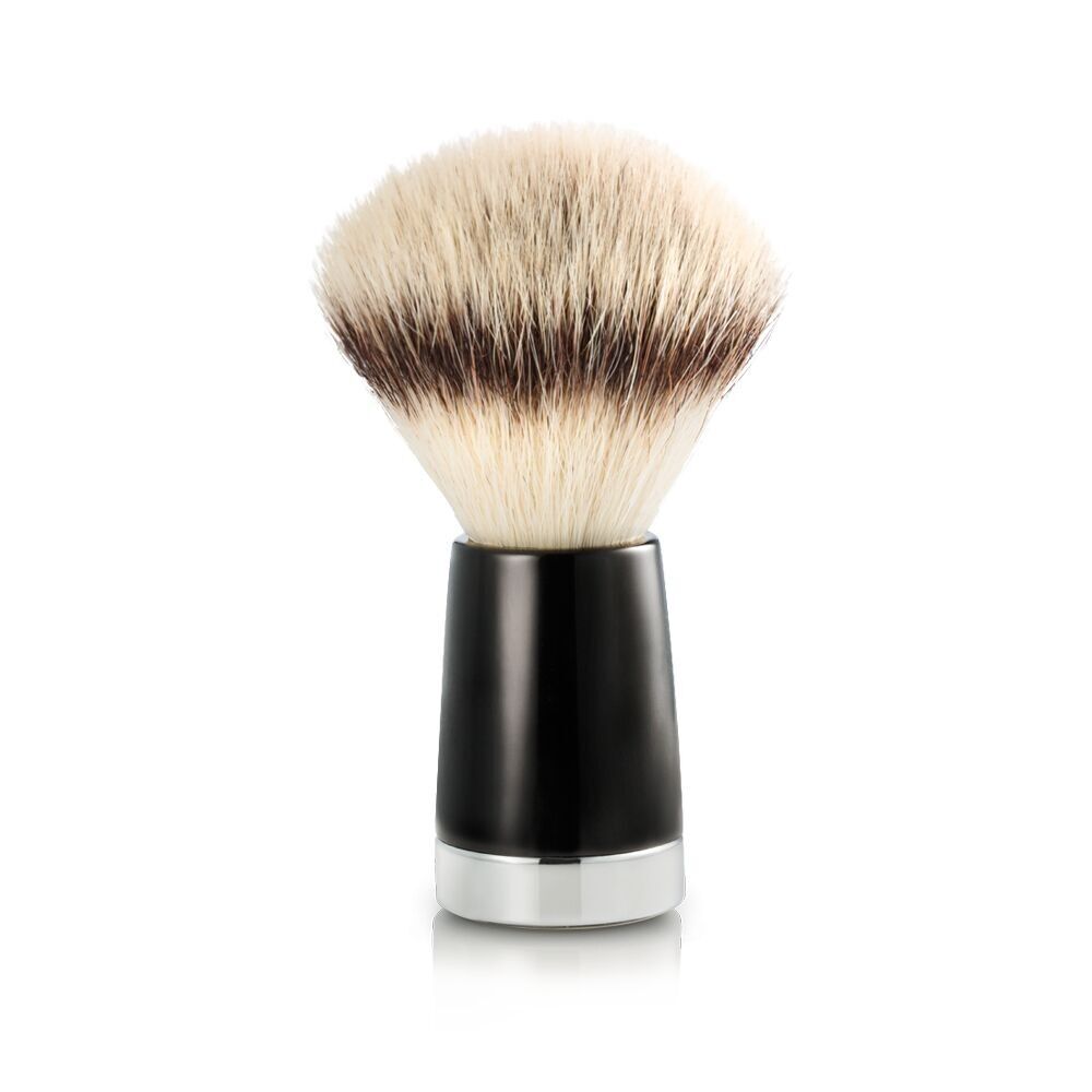 Blaireau de rasage en résine noire