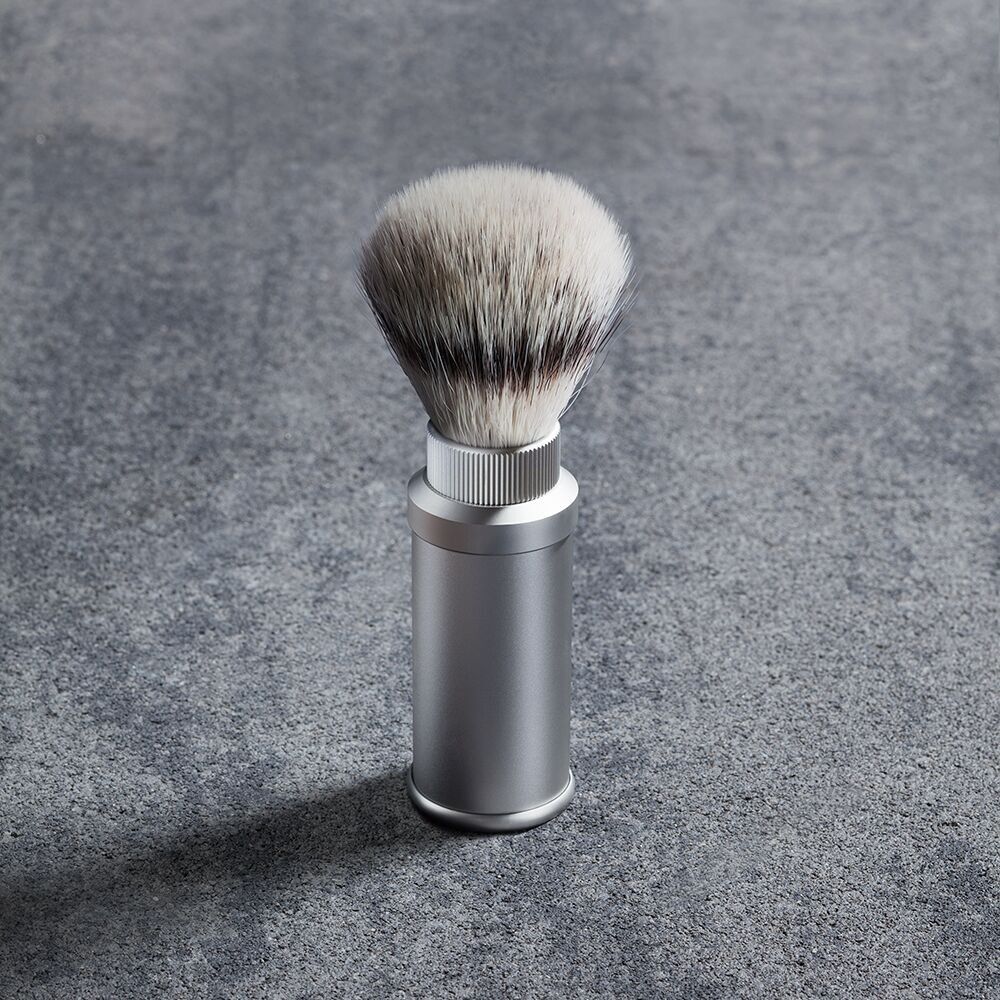Wiederverschließbarer Reiserasierpinsel