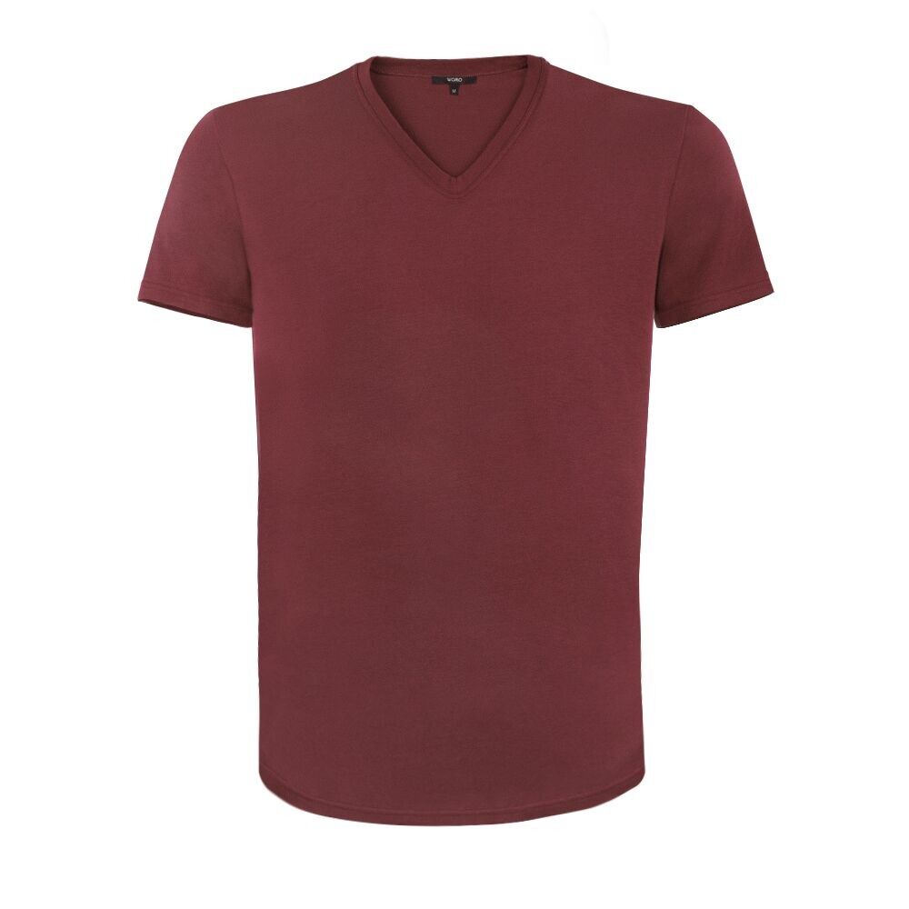Casual short-sleeved red t-shirt