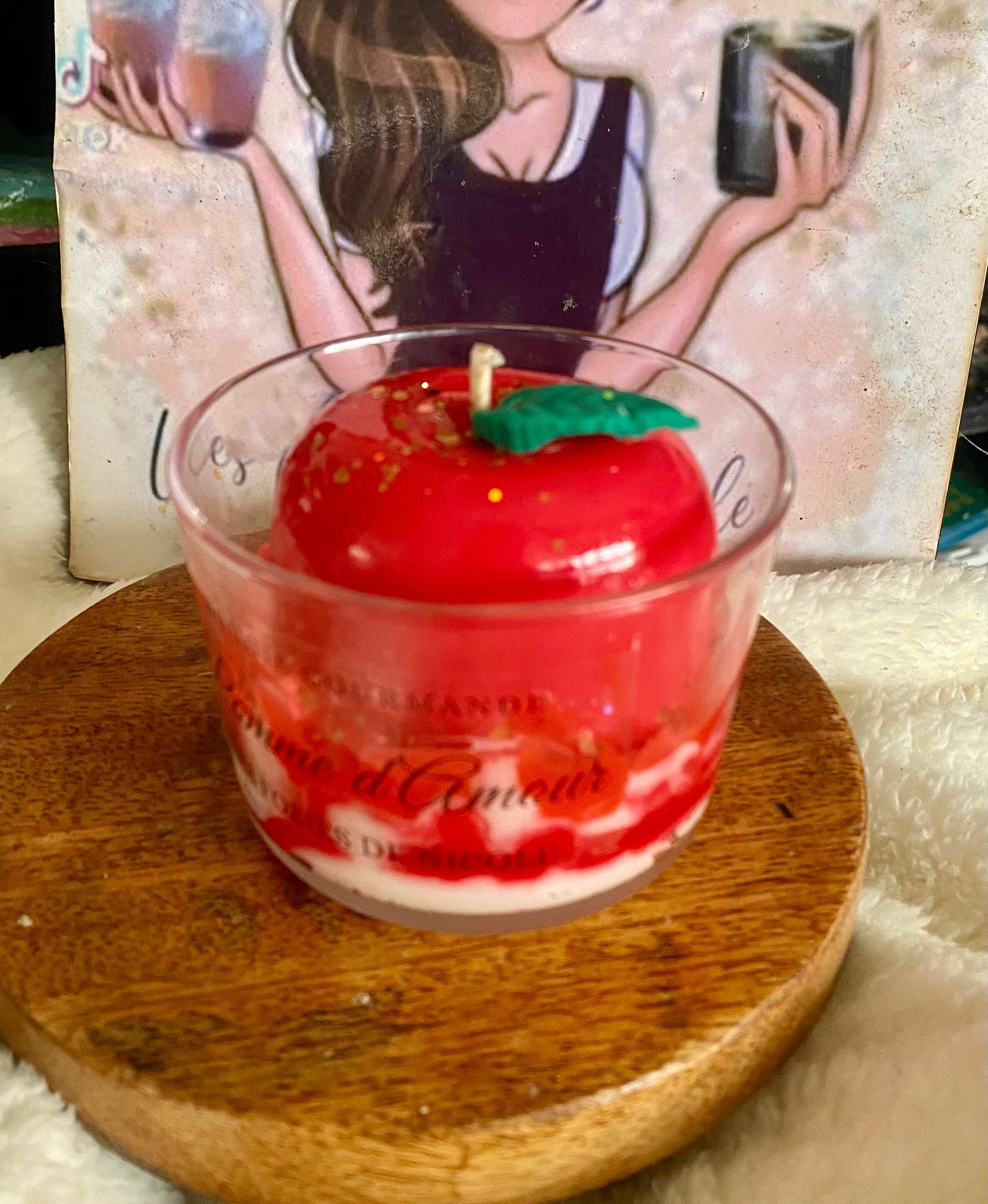 Candela gourmet alla mela candita