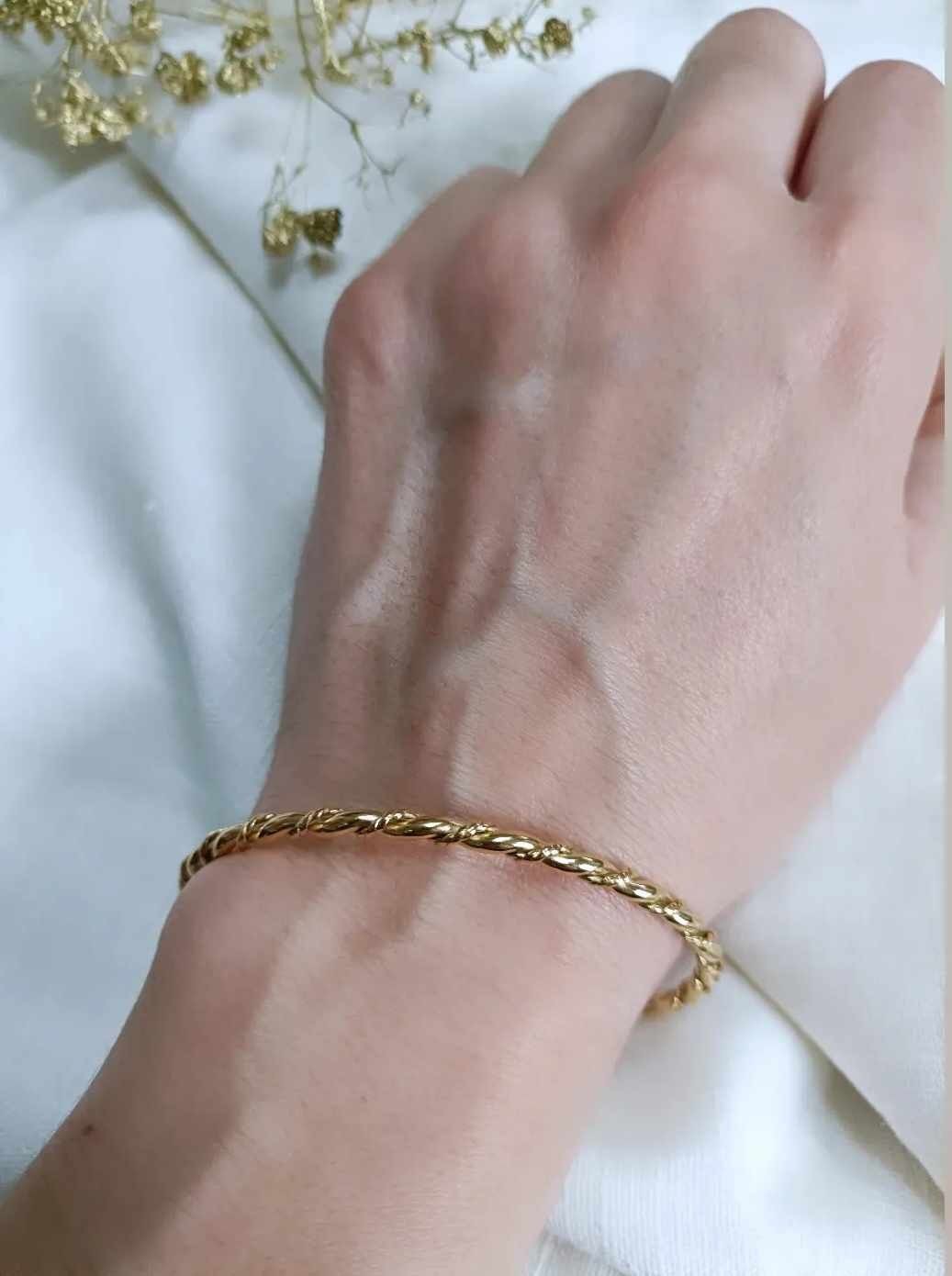 Edelstahlarmreif - Salomé