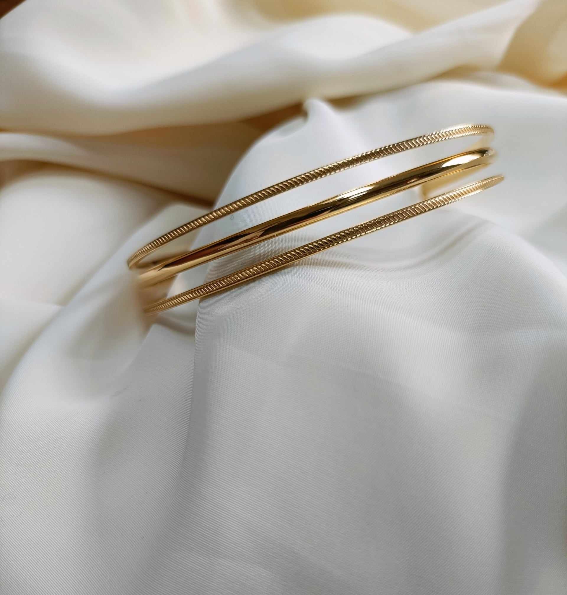 Edelstahlarmreif - Alice